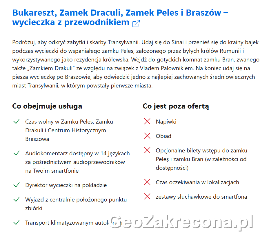 Zamek Draculi, Zamek Peles i Braszów